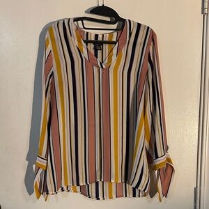 Rue21 Multicolor Striped Blouse
